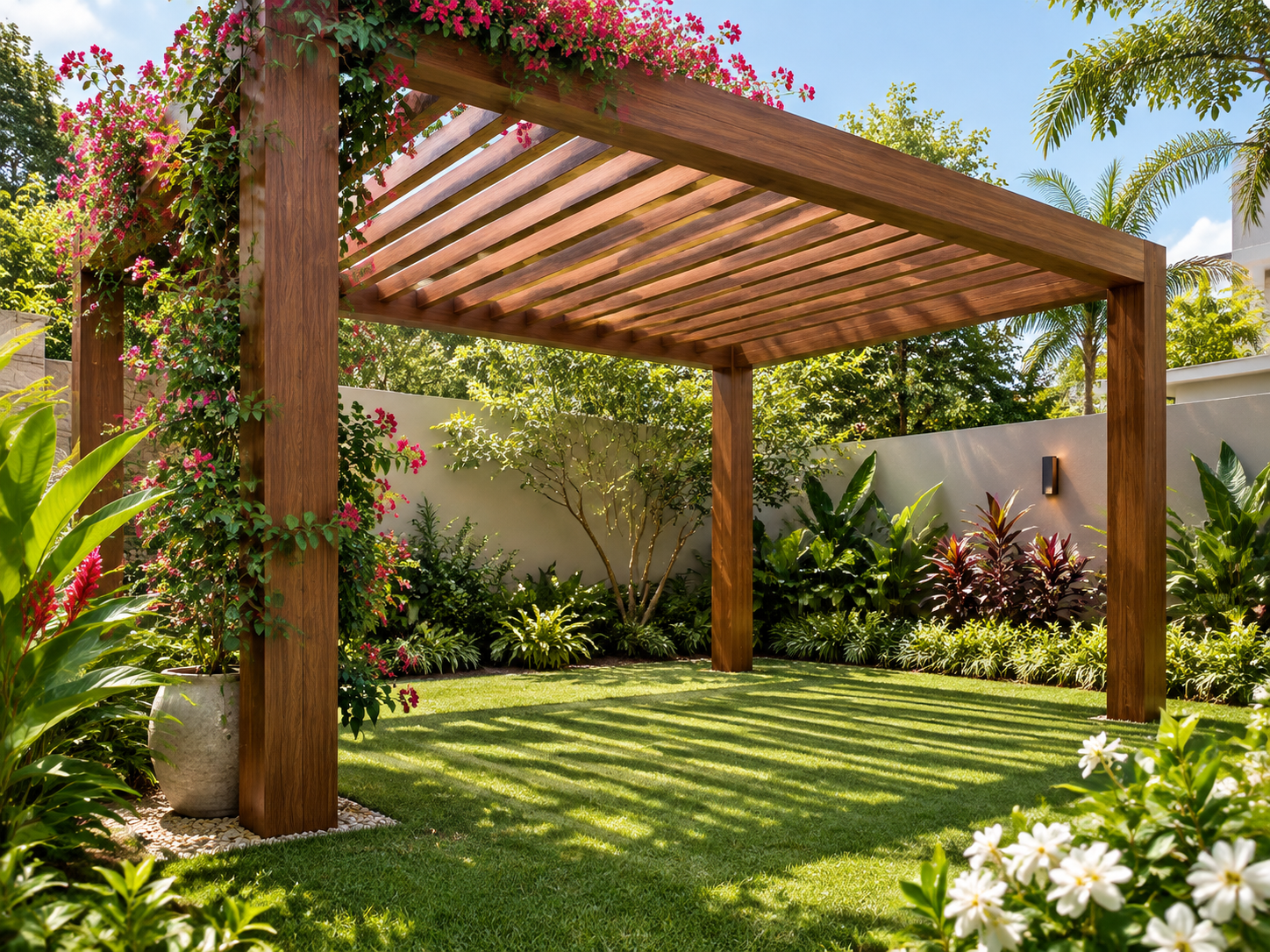 Pergolado para jardim
